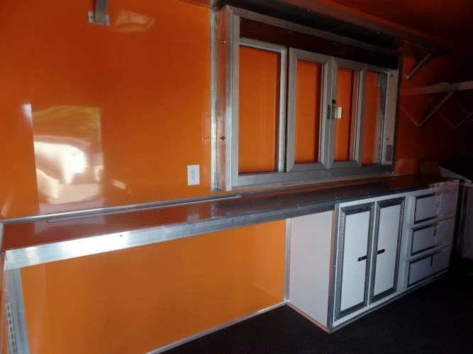 8.5' x 47' Concession Food Trailer Silver Frost With Appliances 35 8.5' x 47' Concession Food Trailer Silver Frost With Appliances - Image 35