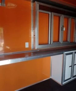 8.5' x 47' Concession Food Trailer Silver Frost Event Catering -Cheap Concession Trailers Shop sam 2281 1