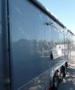 8.5' x 47' Concession Food Trailer Silver Frost With Appliances 65 8.5' x 47' Concession Food Trailer Silver Frost With Appliances -Cheap Concession Trailers Shop sam 2298