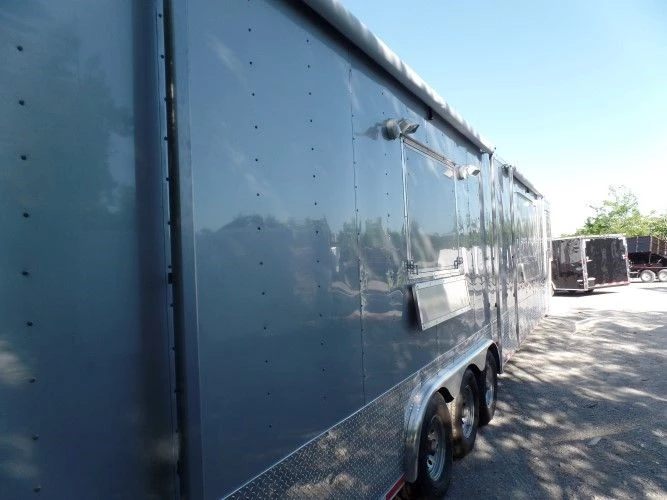 8.5' x 47' Concession Food Trailer Silver Frost With Appliances 22 8.5' x 47' Concession Food Trailer Silver Frost With Appliances - Image 22