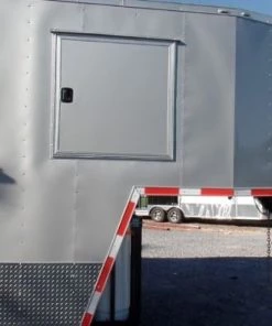 8.5' x 47' Concession Food Trailer Silver Frost Event Catering -Cheap Concession Trailers Shop sam 2304 1