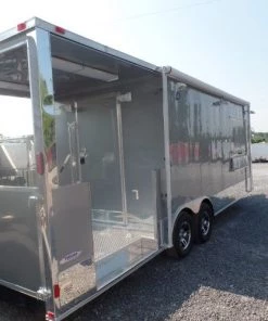 8.5' x 24' Concession Trailer Silver Frost BBQ Event Catering 88 8.5' x 24' Concession Trailer Silver Frost BBQ Event Catering -Cheap Concession Trailers Shop sam 2308