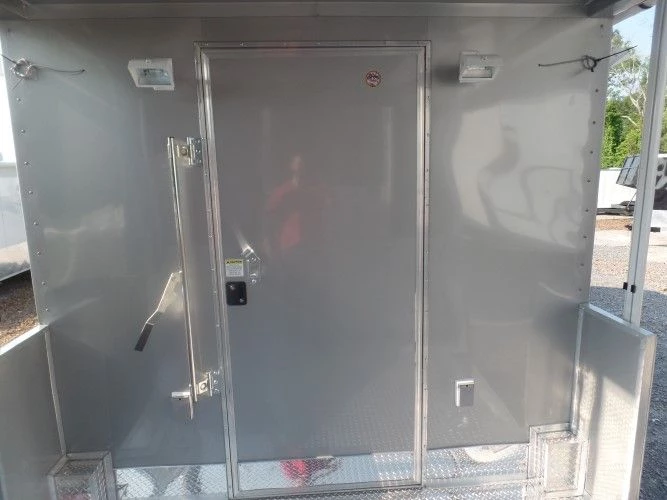 8.5' x 24' Concession Trailer Silver Frost BBQ Event Catering 28 8.5' x 24' Concession Trailer Silver Frost BBQ Event Catering - Image 28