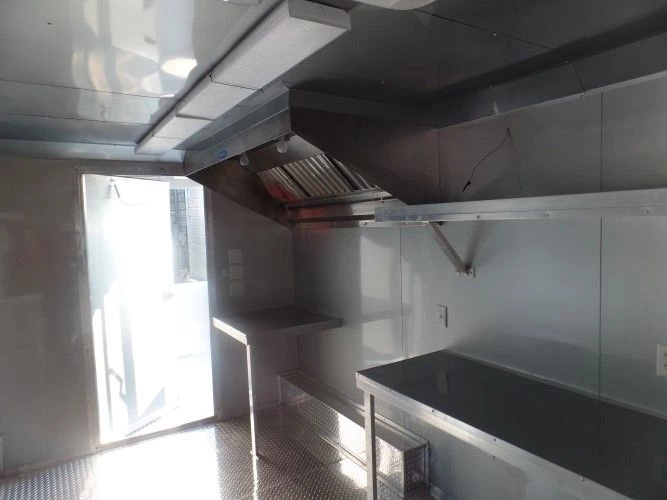 8.5' x 24' Concession Trailer Silver Frost BBQ Event Catering 21 8.5' x 24' Concession Trailer Silver Frost BBQ Event Catering - Image 21