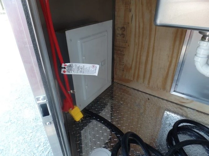 8.5' x 24' Concession Trailer Silver Frost BBQ Event Catering 32 8.5' x 24' Concession Trailer Silver Frost BBQ Event Catering - Image 32