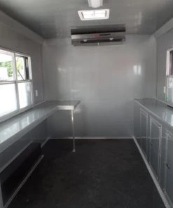 8.5' x 16' Concession Food Trailer White Event Catering -Cheap Concession Trailers Shop sam 2336