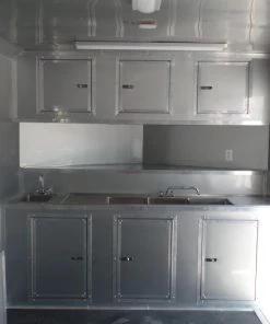 8.5' x 16' Concession Food Trailer White Event Catering -Cheap Concession Trailers Shop sam 2337