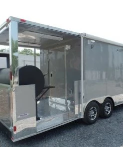 8.5' x 24' Concession Trailer Silver Frost BBQ Event Catering 53 8.5' x 24' Concession Trailer Silver Frost BBQ Event Catering -Cheap Concession Trailers Shop sam 2349