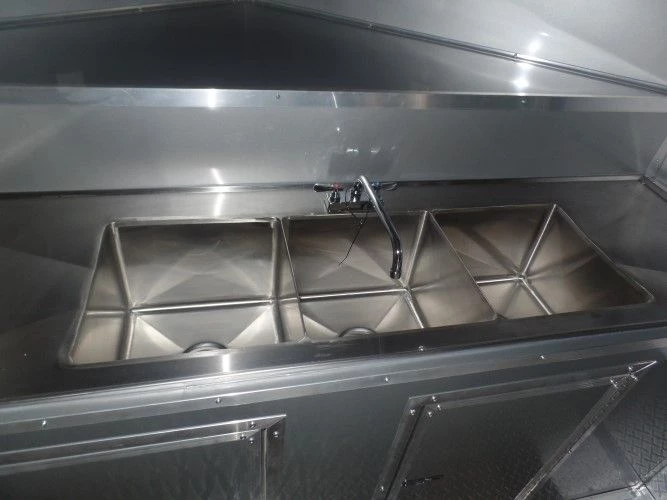 8.5' x 24' Concession Trailer Silver Frost BBQ Event Catering 17 8.5' x 24' Concession Trailer Silver Frost BBQ Event Catering - Image 17