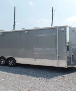 8.5' x 24' Concession Trailer Silver Frost BBQ Event Catering 67 8.5' x 24' Concession Trailer Silver Frost BBQ Event Catering -Cheap Concession Trailers Shop sam 2369