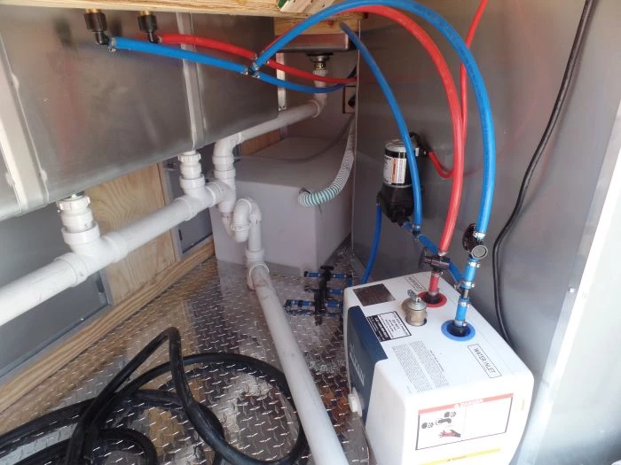 8.5' x 28' Concession Food Trailer Red Event Catering 7 8.5' x 28' Concession Food Trailer Red Event Catering - Image 7