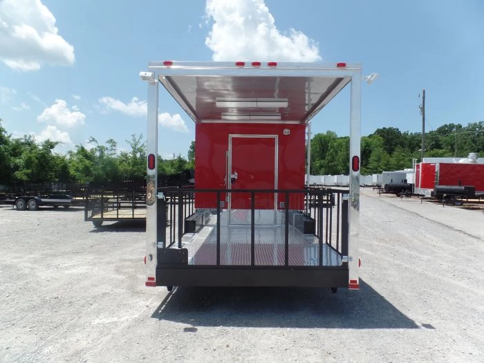 8.5' x 28' Concession Food Trailer Red Event Catering 10 8.5' x 28' Concession Food Trailer Red Event Catering - Image 10