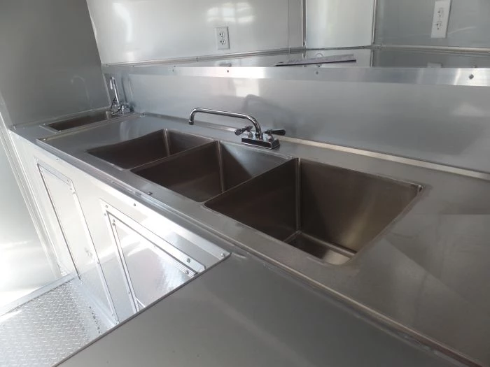 8.5' x 28' Concession Food Trailer Red Event Catering 11 8.5' x 28' Concession Food Trailer Red Event Catering - Image 11