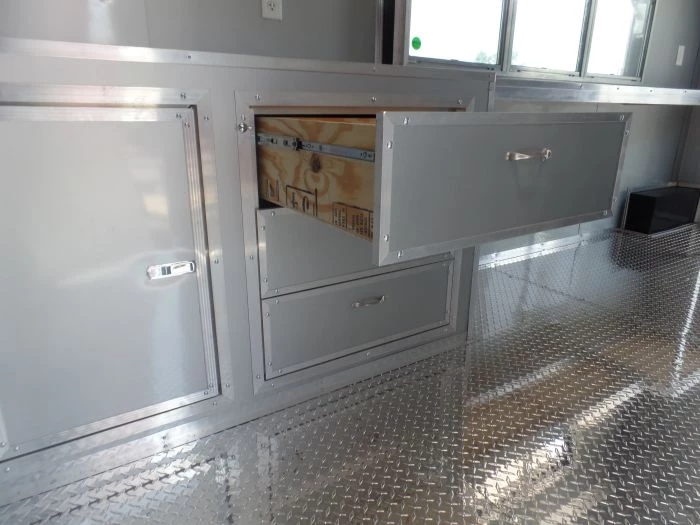 8.5' x 28' Concession Food Trailer Red Event Catering 12 8.5' x 28' Concession Food Trailer Red Event Catering - Image 12