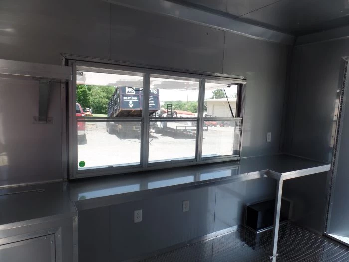 8.5' x 28' Concession Food Trailer Red Event Catering 15 8.5' x 28' Concession Food Trailer Red Event Catering - Image 15