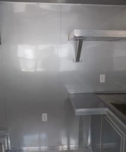 8.5' x 18' Concession Food Trailer Black Event Catering -Cheap Concession Trailers Shop sam 2408