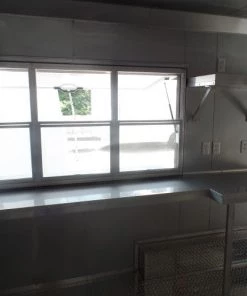 8.5' x 18' Concession Food Trailer Black Event Catering -Cheap Concession Trailers Shop sam 2409