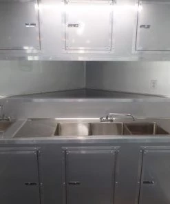 8.5' x 16' Concession Food Trailer White Event Catering -Cheap Concession Trailers Shop sam 2443