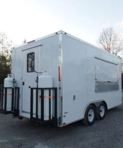8.5' x 16' Concession Food Trailer With Appliances -Cheap Concession Trailers Shop sam 2465