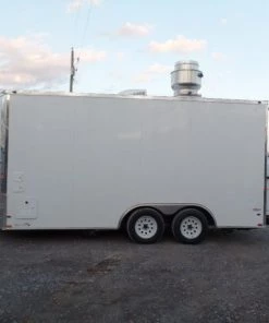 8.5' x 16' Concession Food Trailer With Appliances -Cheap Concession Trailers Shop sam 2468