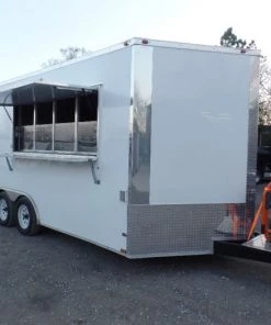8.5' x 16' Concession Food Trailer With Appliances -Cheap Concession Trailers Shop sam 2471