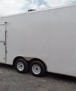 8.5' x 18' Concession Food Trailer Elite White Event Catering -Cheap Concession Trailers Shop sam 2519 2