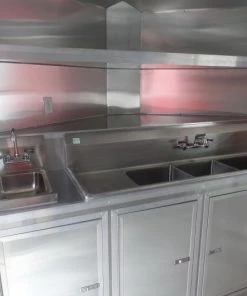 8.5' x 18' Concession Food Trailer Elite White Event Catering -Cheap Concession Trailers Shop sam 2521 1