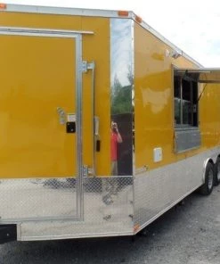 8.5' x 19' Concession Food Trailer Porch Style -Cheap Concession Trailers Shop sam 2534 2