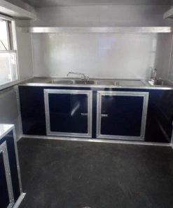 8.5' x 19' Concession Food Trailer Porch Style -Cheap Concession Trailers Shop sam 2543 2