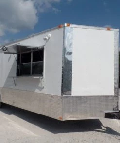 8.5' x 24' Concession Food Trailer -Cheap Concession Trailers Shop sam 2587