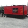 8.5' x 26' Red And Black Concession Food Trailer With Appliances