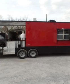 8.5' x 26' Black And Red Concession Food Trailer 76 8.5' x 26' Black And Red Concession Food Trailer -Cheap Concession Trailers Shop sam 2617 2