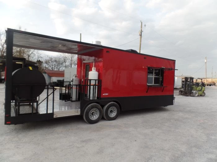 8.5' x 26' Black And Red Concession Food Trailer 24 8.5' x 26' Black And Red Concession Food Trailer - Image 24