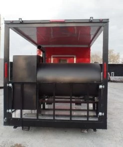 8.5' x 26' Red And Black Concession Food Trailer With Appliances -Cheap Concession Trailers Shop sam 2619
