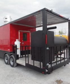 8.5' x 26' Black And Red Concession Food Trailer 86 8.5' x 26' Black And Red Concession Food Trailer -Cheap Concession Trailers Shop sam 2620 1
