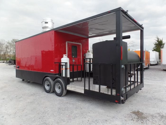 8.5' x 26' Black And Red Concession Food Trailer 36 8.5' x 26' Black And Red Concession Food Trailer - Image 36