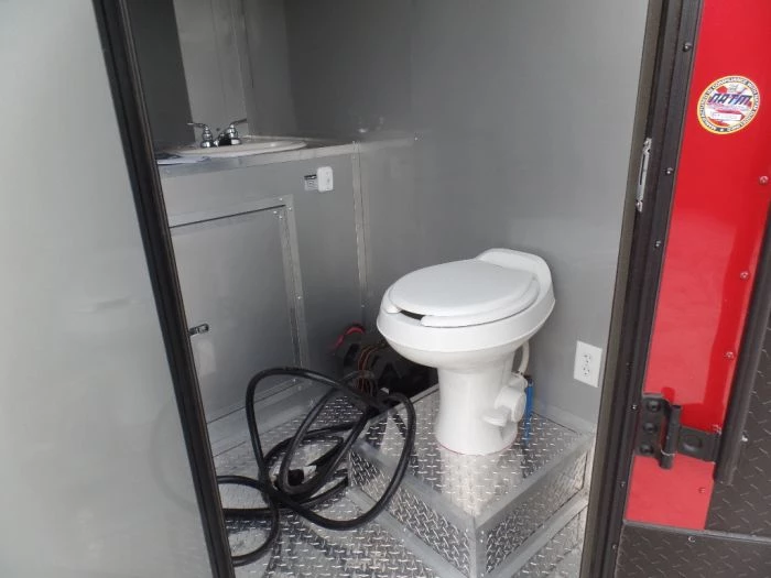 8.5' x 26' Black And Red Concession Food Trailer 2 8.5' x 26' Black And Red Concession Food Trailer - Image 2