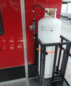 8.5' x 26' Red And Black Concession Food Trailer With Appliances -Cheap Concession Trailers Shop sam 2632