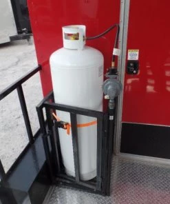 8.5' x 26' Red And Black Concession Food Trailer With Appliances -Cheap Concession Trailers Shop sam 2633