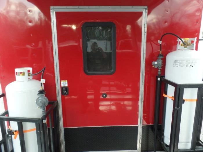 8.5' x 26' Black And Red Concession Food Trailer 44 8.5' x 26' Black And Red Concession Food Trailer - Image 44