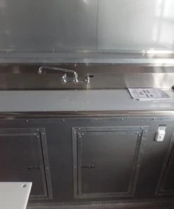 8.5' x 26' Red And Black Concession Food Trailer With Appliances -Cheap Concession Trailers Shop sam 2644