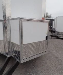 8.5' x 24' Concession Food White Catering Event Trailer -Cheap Concession Trailers Shop sam 2703