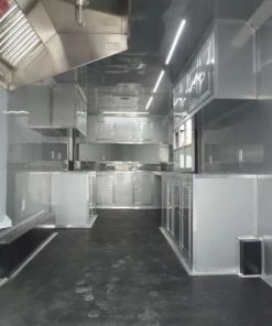8.5' x 24' Concession Food White Catering Event Trailer -Cheap Concession Trailers Shop sam 2715 1