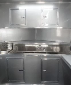 8.5' x 24' Concession Food White Catering Event Trailer -Cheap Concession Trailers Shop sam 2722 1