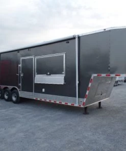8.5' x 36' Concession Food Goose-neck Trailer -Cheap Concession Trailers Shop sam 2727 1