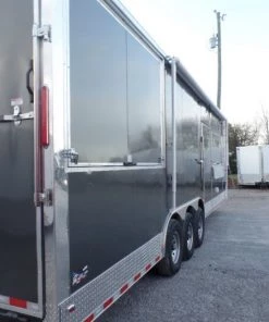 8.5' x 36' Concession Food Goose-neck Trailer -Cheap Concession Trailers Shop sam 2729 1