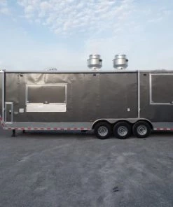 8.5' x 36' Concession Food Goose-neck Trailer -Cheap Concession Trailers Shop sam 2732 1