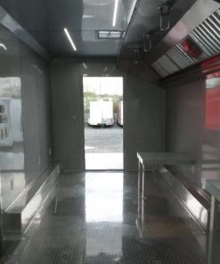 8.5' x 36' Concession Food Goose-neck Trailer -Cheap Concession Trailers Shop sam 2753 3