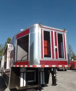 8.5' x 40' Gooseneck Concession Food Trailer With Appliances -Cheap Concession Trailers Shop sam 2790 1