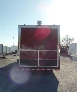 8.5' x 40' Gooseneck Concession Food Trailer With Appliances -Cheap Concession Trailers Shop sam 2799 1